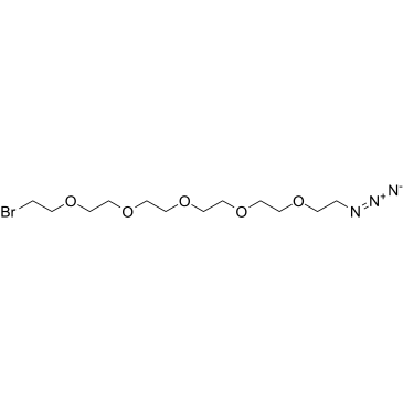 Bromo-PEG5-azide Chemical Structure