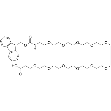 Fmoc-NH-PEG11-CH2CH2COOH Chemical Structure