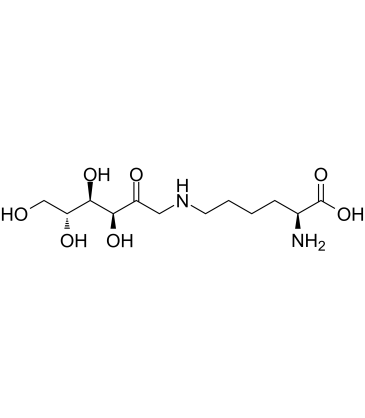 Fructosyl-lysine Chemical Structure