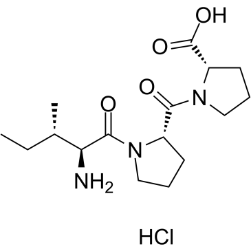 H-Ile-Pro-Pro-OH hydrochloride Chemical Structure