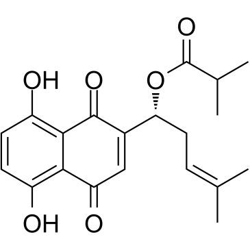 Isobutylshikonin Chemical Structure