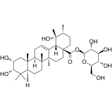 Kaji-ichigoside F1 Chemical Structure