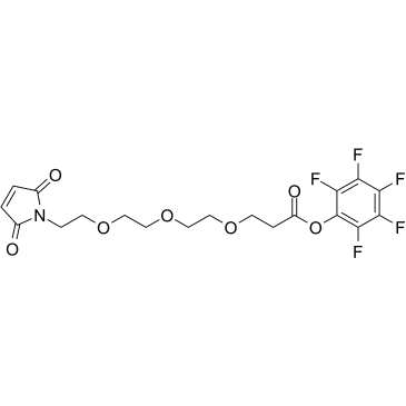 Mal-PEG3-PFP ester Chemical Structure