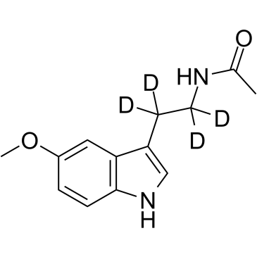 Melatonin D5 Chemical Structure