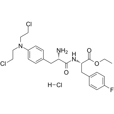 Melflufen hydrochloride Chemical Structure