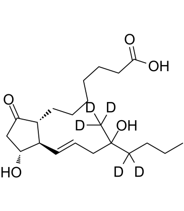 Misoprostol acid D5 Chemical Structure