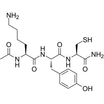 N-Acetyl lysyltyrosylcysteine amide Chemical Structure