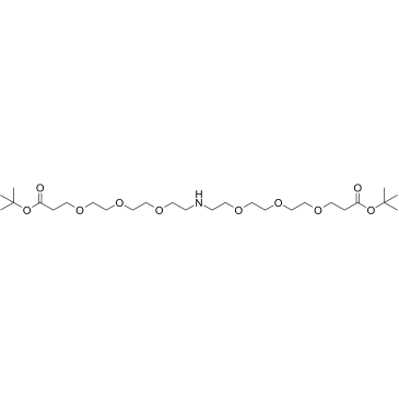 NH-bis(PEG3-Boc) Chemical Structure