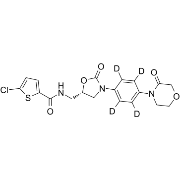 Rivaroxaban D4 Chemical Structure