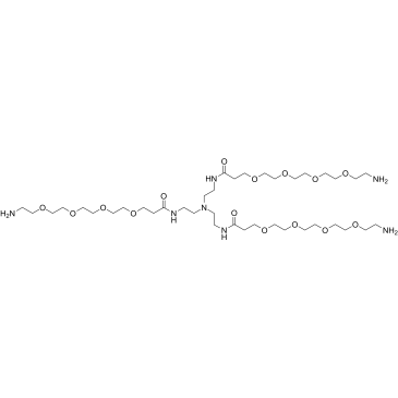Tri(Amino-PEG4-amide)-amine Chemical Structure