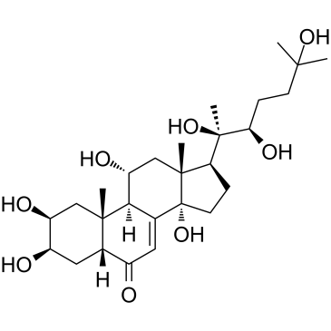 Turkesterone Chemical Structure