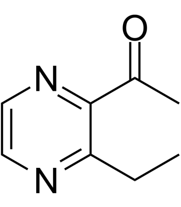 2-Acetyl-3-ethylpyrazine Chemical Structure