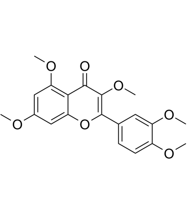 3,5,7,3′,4′-Pentamethoxyflavone Chemical Structure