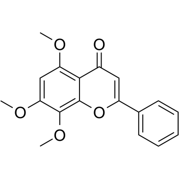 5,7,8-Trimethoxyflavone Chemical Structure