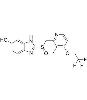 5-Hydroxylansoprazole Chemical Structure
