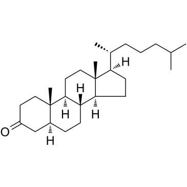 5α-Cholestan-3-one Chemical Structure