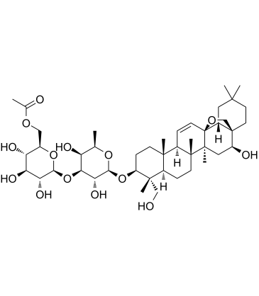6''-O-Acetylsaikosaponin A Chemical Structure