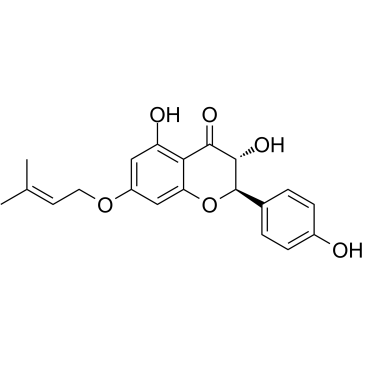 7-Prenyloxyaromadendrin Chemical Structure