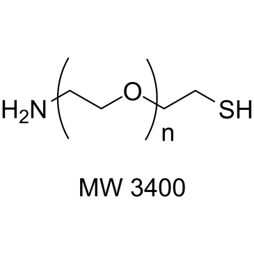 Amine-PEG-thiol (MW 3400) Chemical Structure