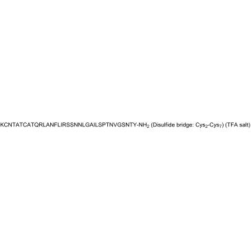 Amylin (IAPP), feline TFA Chemical Structure