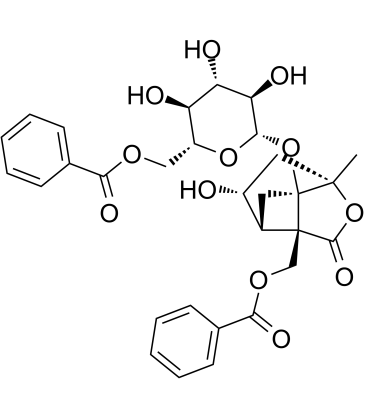 Benzoylalbiflorin Chemical Structure