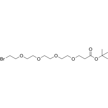Br-PEG4-C2-Boc Chemical Structure