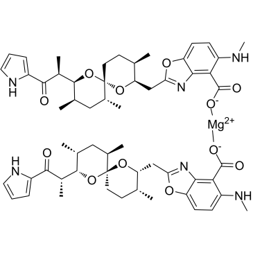 Calcimycin hemimagnesium Chemical Structure