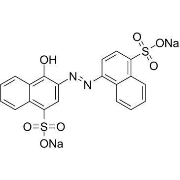 Carmoisine Chemical Structure
