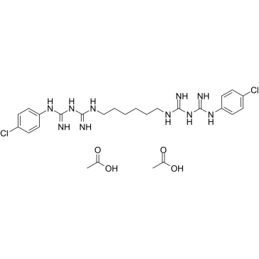 Chlorhexidine diacetate Chemical Structure