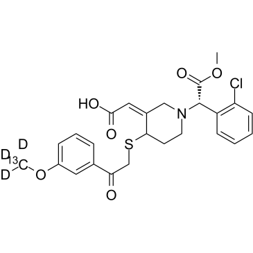cis-Clopidogrel-MP Derivative 13CD3 Chemical Structure