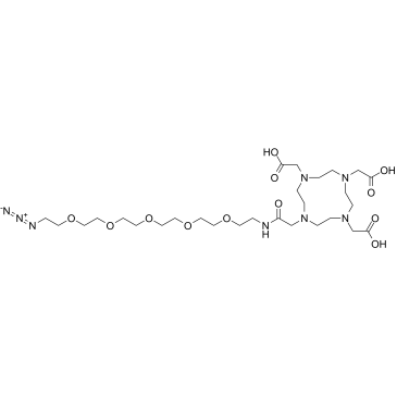 DOTA-PEG5-azide Chemical Structure