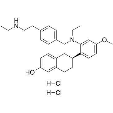 Elacestrant S enantiomer dihydrochloride Chemical Structure
