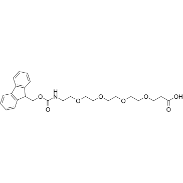 Fmoc-NH-PEG4-CH2CH2COOH Chemical Structure
