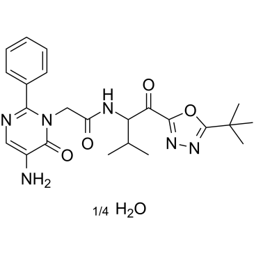 Freselestat quarterhydrate Chemical Structure