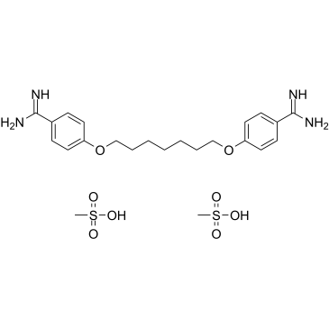 Heptamidine dimethanesulfonate Chemical Structure