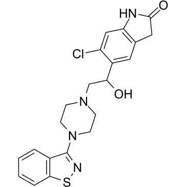 Hydroxy ziprasidone Chemical Structure