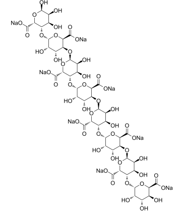 L-octaguluronic acid octasodium salt Chemical Structure
