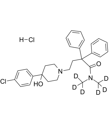 Loperamide D6 hydrochloride Chemical Structure