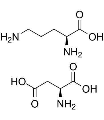 L-Ornithine L-aspartate Chemical Structure