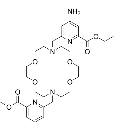 Macropa-NH2 diester Chemical Structure