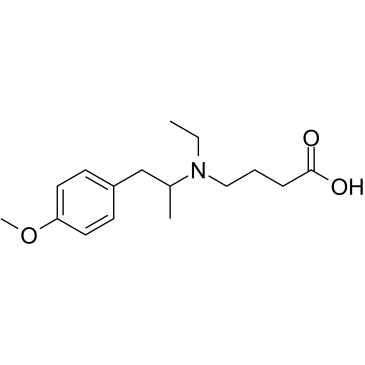 Mebeverine acid Chemical Structure