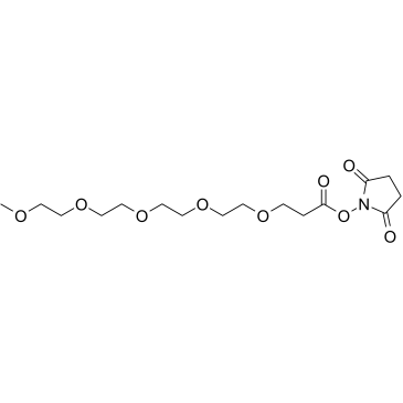 m-PEG5-NHS ester Chemical Structure