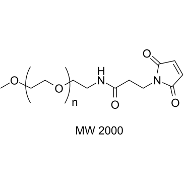 m-PEG-mal (MW 2000) Chemical Structure