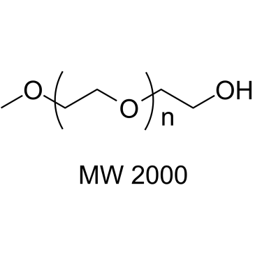 m-PEG-OH (MW 2000) Chemical Structure