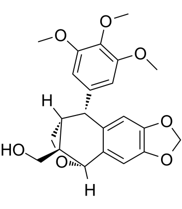 Neoanhydropodophyllol Chemical Structure