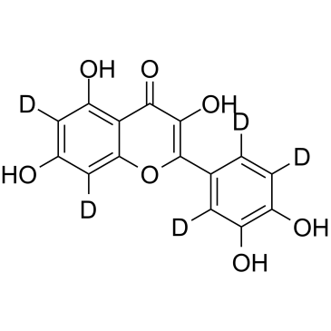 Quercetin D5 Chemical Structure