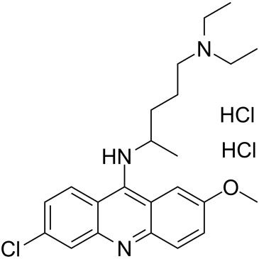 Quinacrine dihydrochloride Chemical Structure