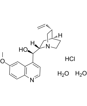 Quinine hydrochloride dihydrate Chemical Structure