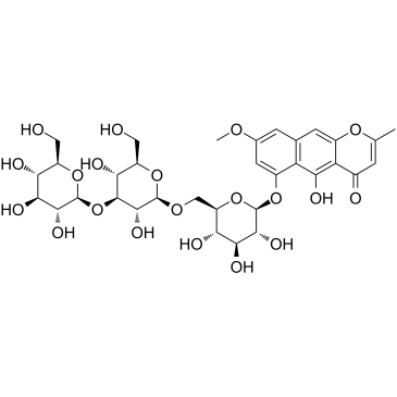 Rubrofusarin triglucoside Chemical Structure