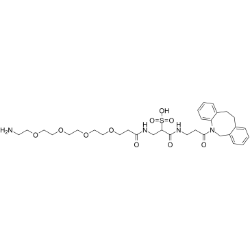 Sulfo DBCO-PEG4-amine Chemical Structure